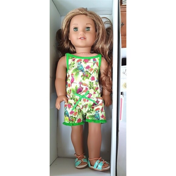 American Girl Doll Lea Clark 18" w/ Outfits & Accessories in Box 2016 Girl Year - Picture 2 of 8